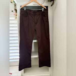 Prana Brion Pant Slim Fit 40W/ 30L brown